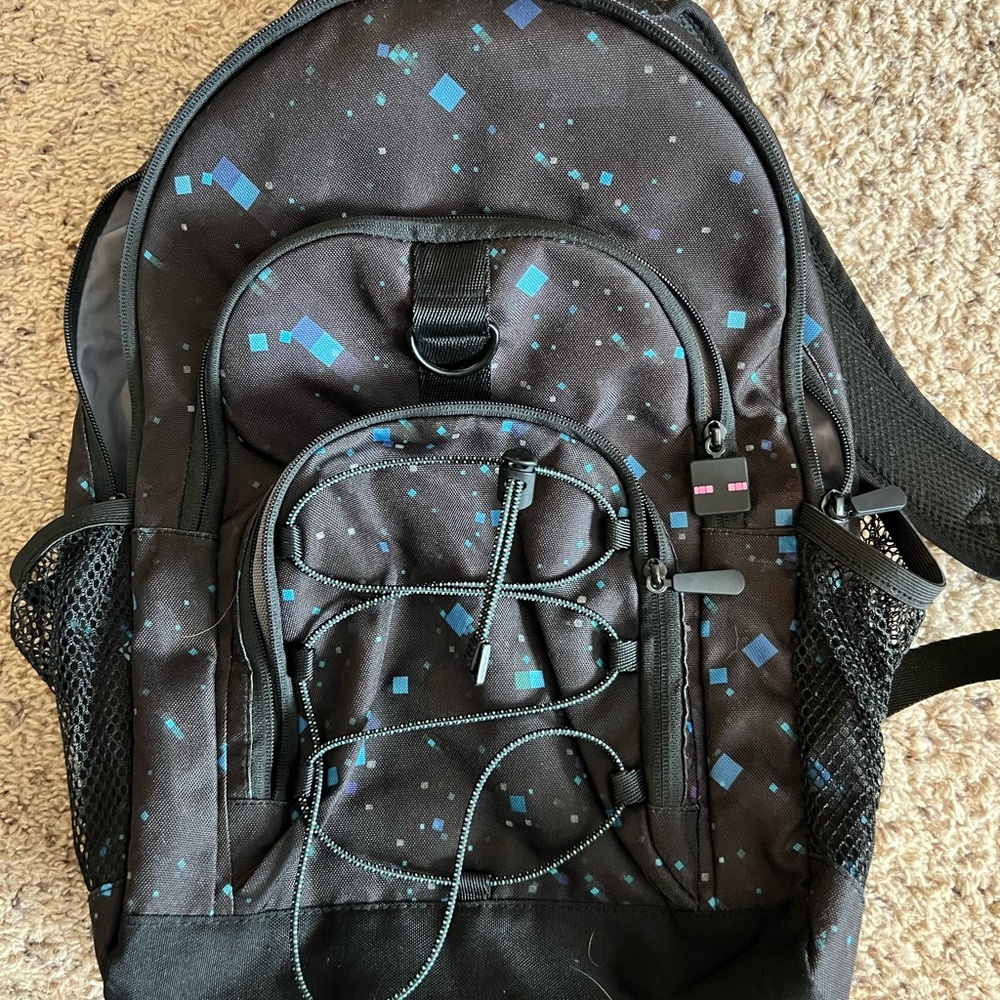 Pottery Barn Teen Minecraft glow in the dark Backpack
